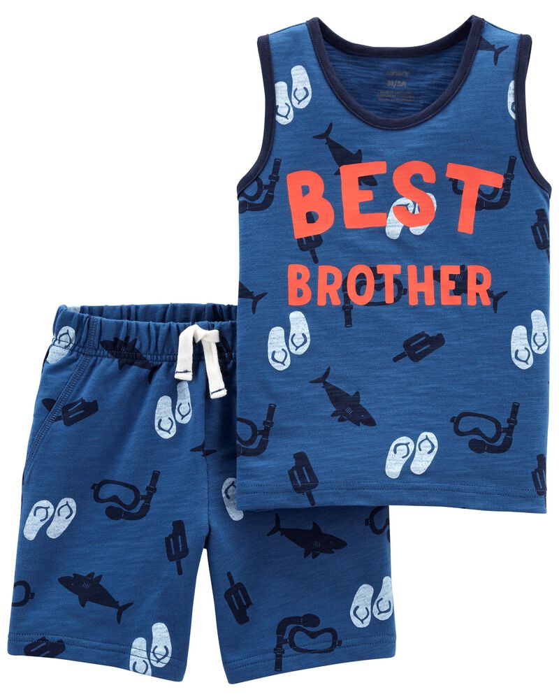 Carter’s 18M 2T 3T 4T Tank Shorts Outfit Set NEW